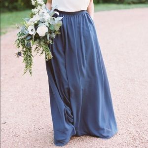 Revelry Clara Chiffon Maxi Skirt